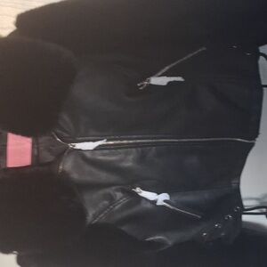 AZALEA WANG FAUX FUR BOMBER, Size XL